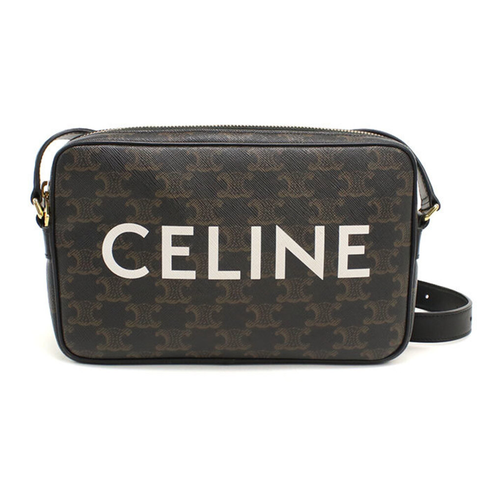 CELINE (Celine) Crossbody Shoulder Bag 194502CIM.38OG Medium Messenger Triomp...